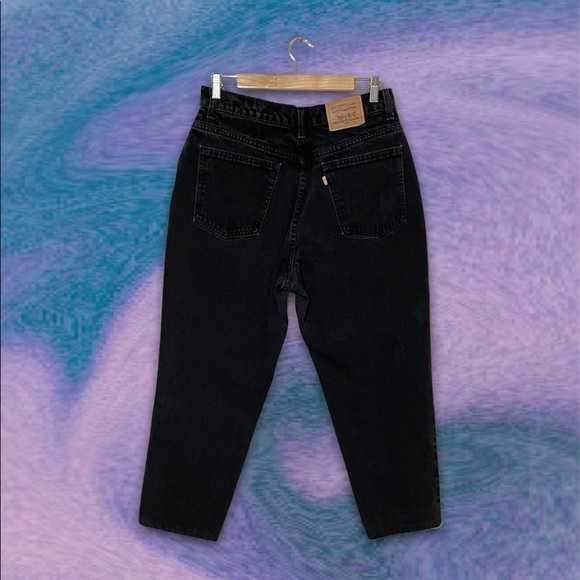 ♥︎ Levi’s RARE 631 Vintage Orange/White Tab Jeans ♥︎ - Picture 2 of 6